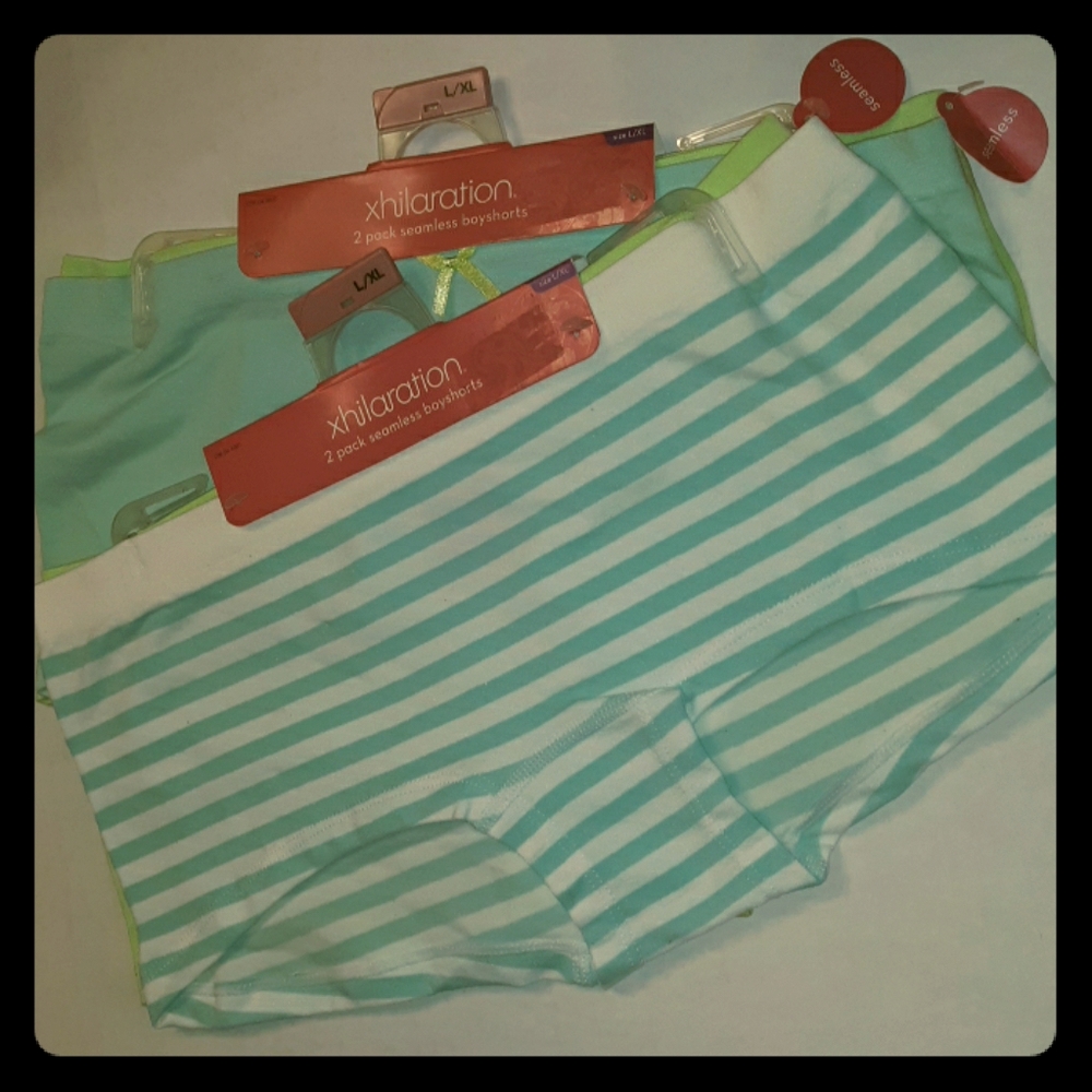 NWT Teen Pre-teen Girl Seamless Boyshort Panty Lot